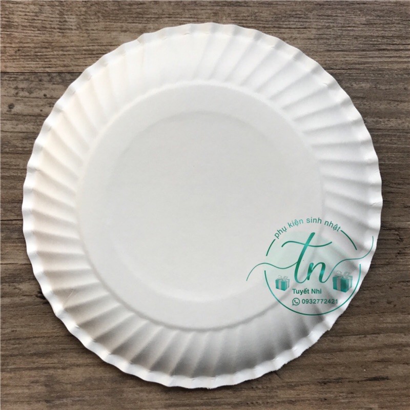 Combo 400 đĩa giấy 13,5cm