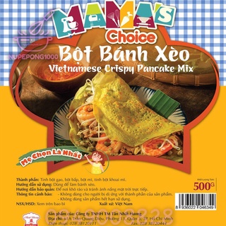 Bột trộn sẵn làm bánh xèo Mama’s Choice 500gr Nhất Hương, bột làm bánh xèo nhanh tiện dụng thơm ngon