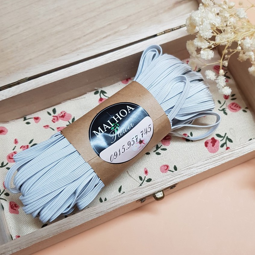 20 mét dây thun quần 0.5cm chun may quần áo sợi đanh dai co giãn tốt Maihoaflower