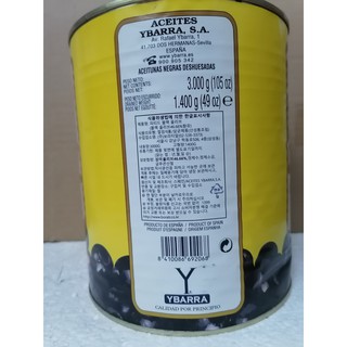 Trái ô liu đen tách hạt Ybarra 3kg