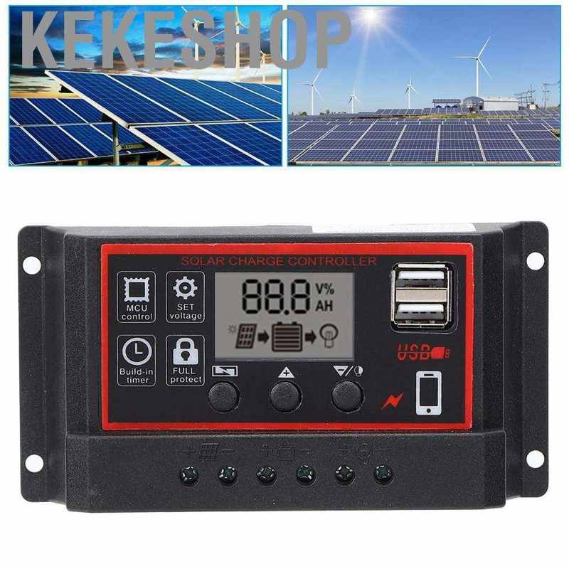Bộ điều khiển sạc pin năng lượng mặt trời 10a-60a 12 / 24v