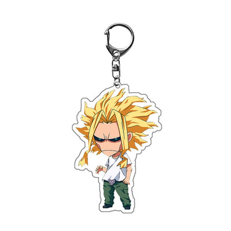Móc Khóa Nhựa Acrylic Hình Nhân Vật Todoroki Shoto Midoriya Izuku Trong Phim My Hero Academia