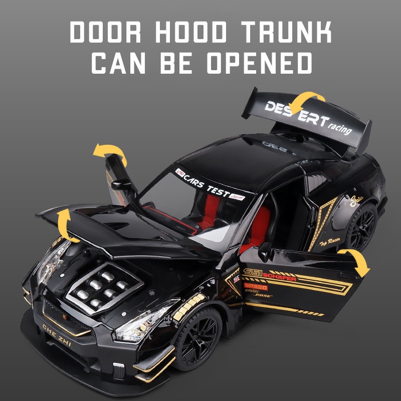 Mô Hình Xe Hơi Nissan GTR Bằng Hợp Kim Tỉ Lệ 1: 24