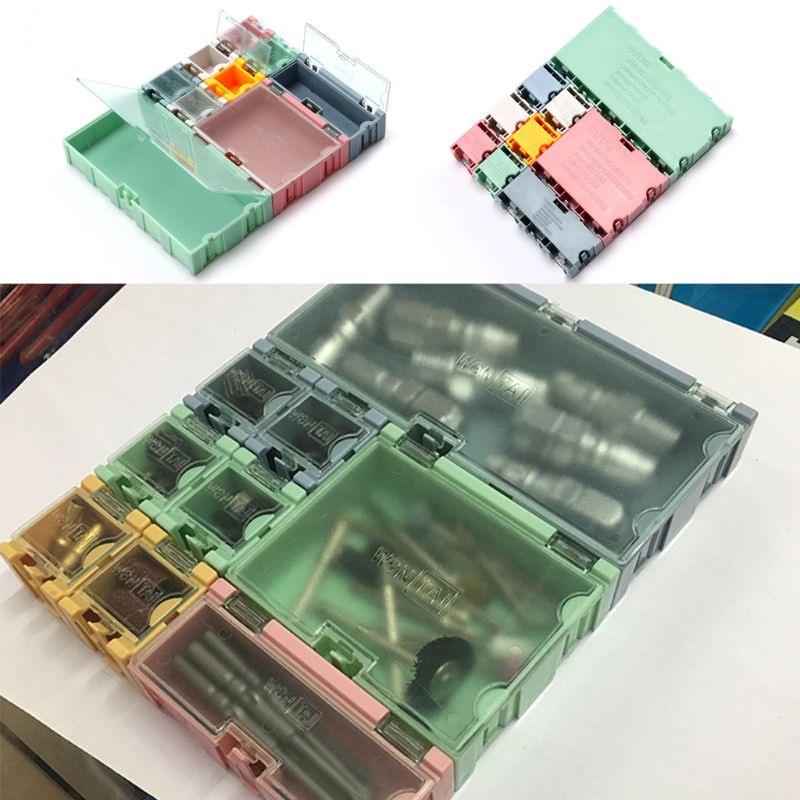 Hộp Đựng Linh Kiện Điện Tử SMT IC Nhiều Màu Sắc DIY