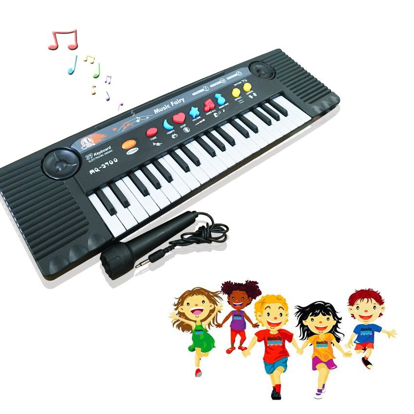 Đồ Chơi Đàn piano cho bé mq 3700 có mic hát