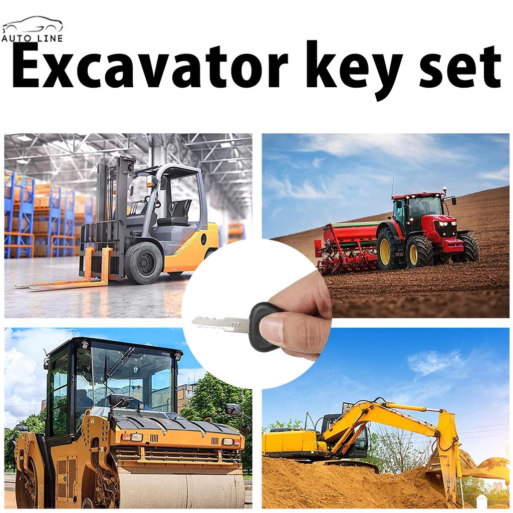 Bộ Chìa Khóa Đánh Lửa 10 Phím Cho Máy Xúc SHOPCYC3703