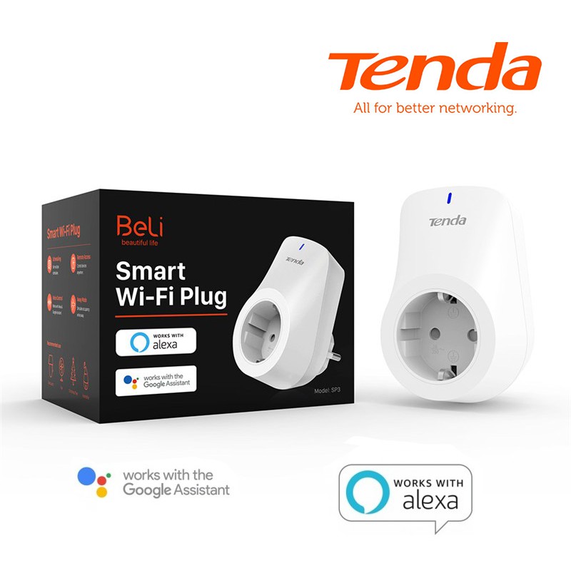 Ổ cắm wifi thông minh Tenda Beli SP3 - Hàng chính hãng