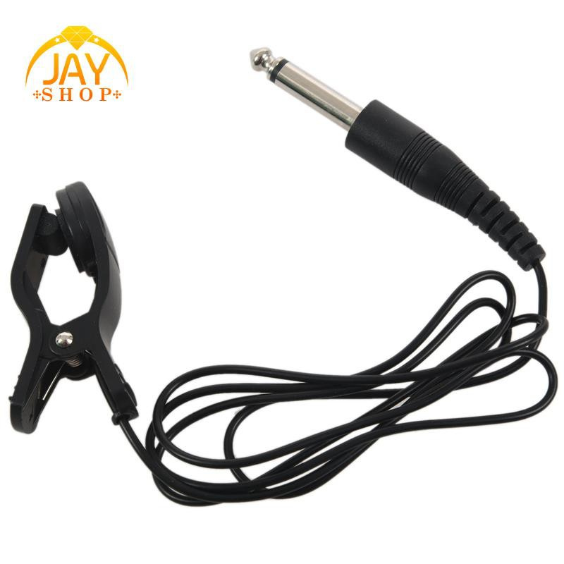 [Hot Sale]Black Universal Guitar Acoustic Clip On Pickup Piezo Contact Microphone