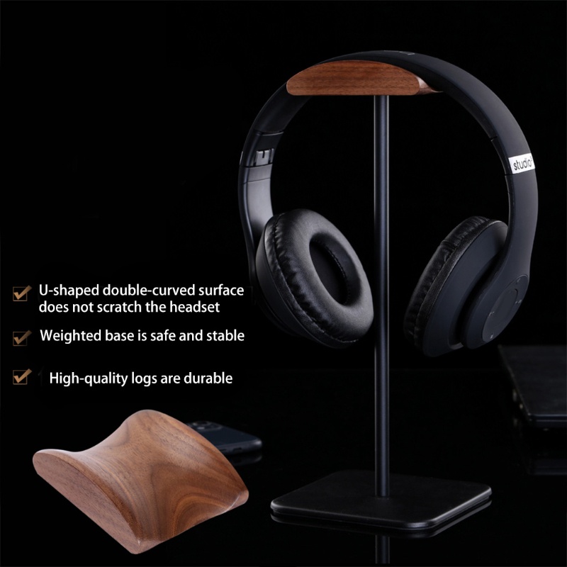 Giá Đỡ Tai Nghe Đứng Bằng Kim Loại Tiện Lợi