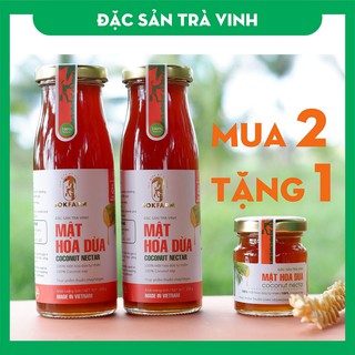 Mật hoa dừa sokfarm 250g đặc sản trà vinh- thuần chay, đường huyết thấp, tăng đề kháng