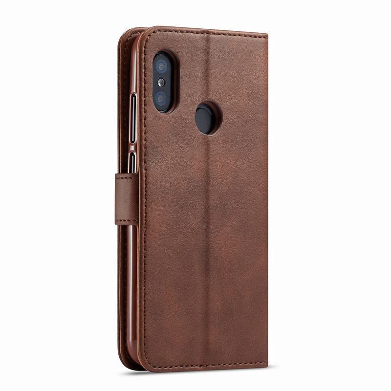 Ốp lưng da PU gập nút nam châm cho Xiaomi Redmi Note 7 / Note 7 Pro
