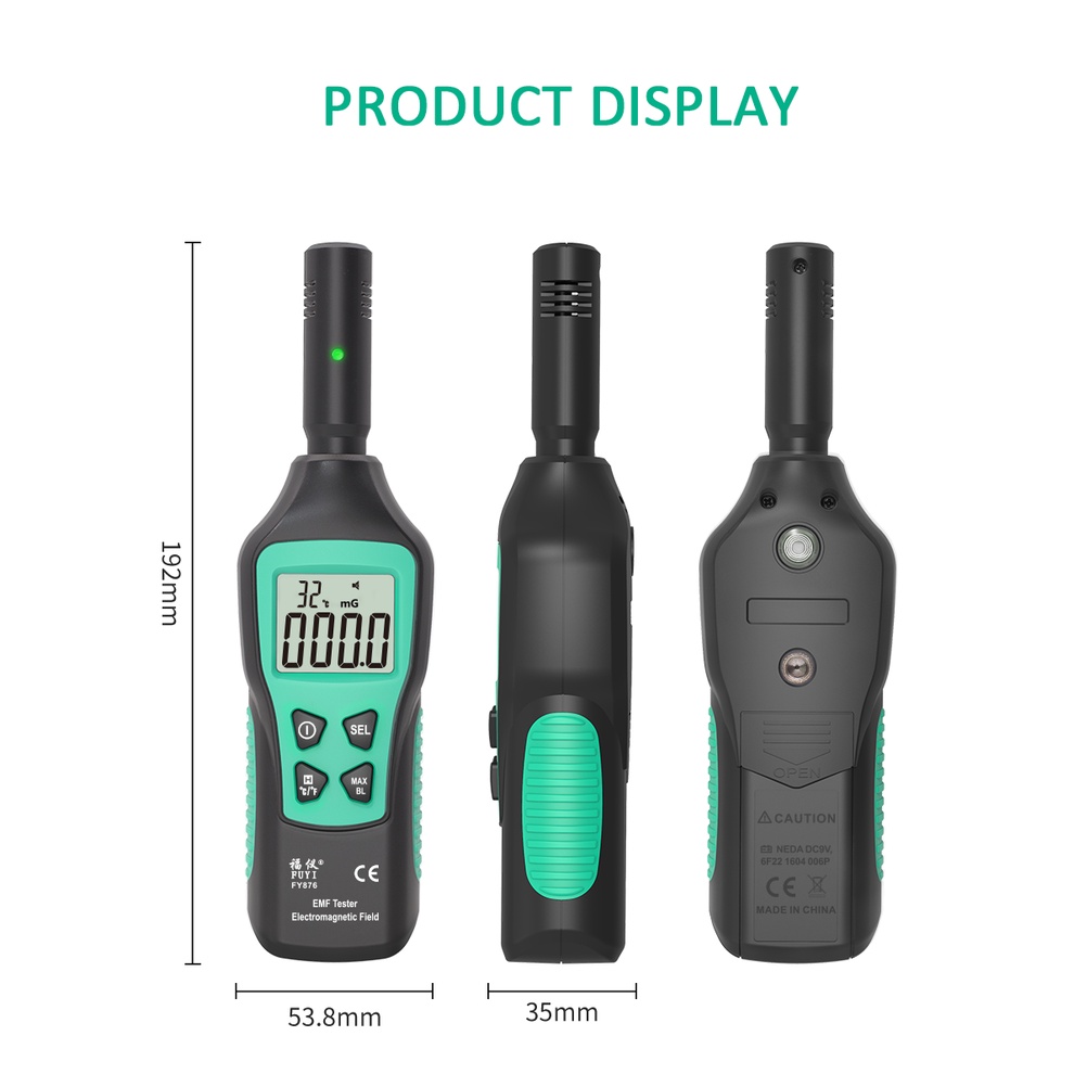 Máy Đo Bức Xạ Điện Từ EMF Cầm Tay FY876 Độ Chính Xác Cao