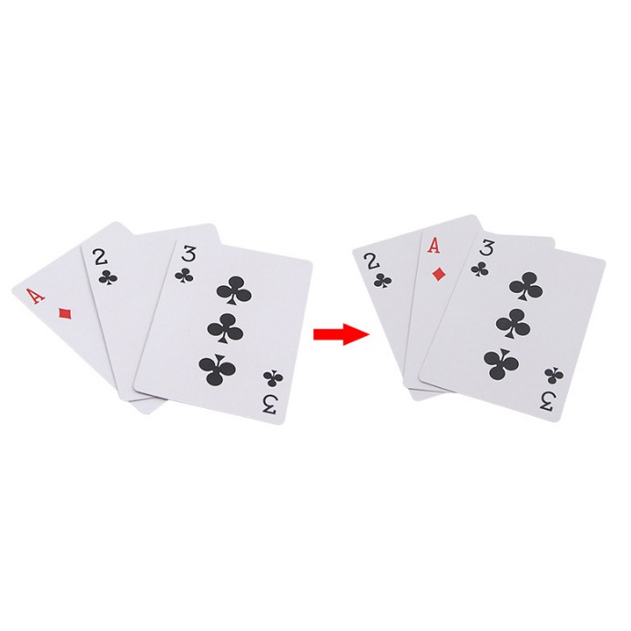 Ảo thuật 3 lá bài ma quỷ hàng cao cấp màu bài đẹp rõ, giấy dày chất lượng (tặng Clip hướng dẫn)