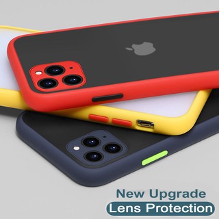 Ốp điện thoại PC cứng bề mặt nhám bảo vệ camera thích hợp cho phone 6 6s 7 8 plus X XR XS MAX 11 PRO MAX