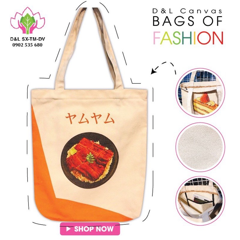 TÚI TOTE CANVAS phong cách Ulzzang - Park 2