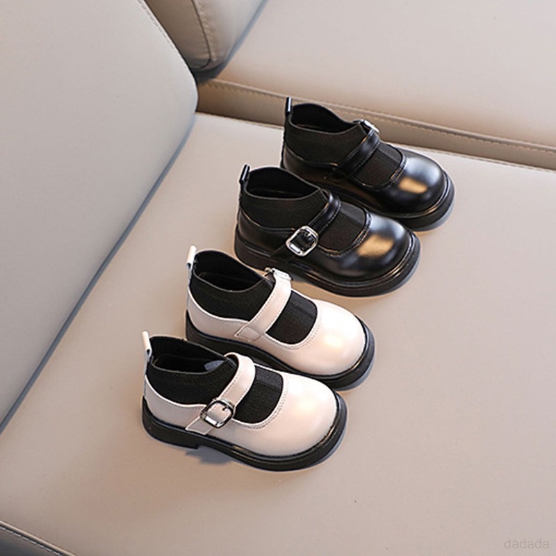 Giày Da Chống Trượt Phong Cách Anh Quốc Dễ Thương Cho Bé Gái
