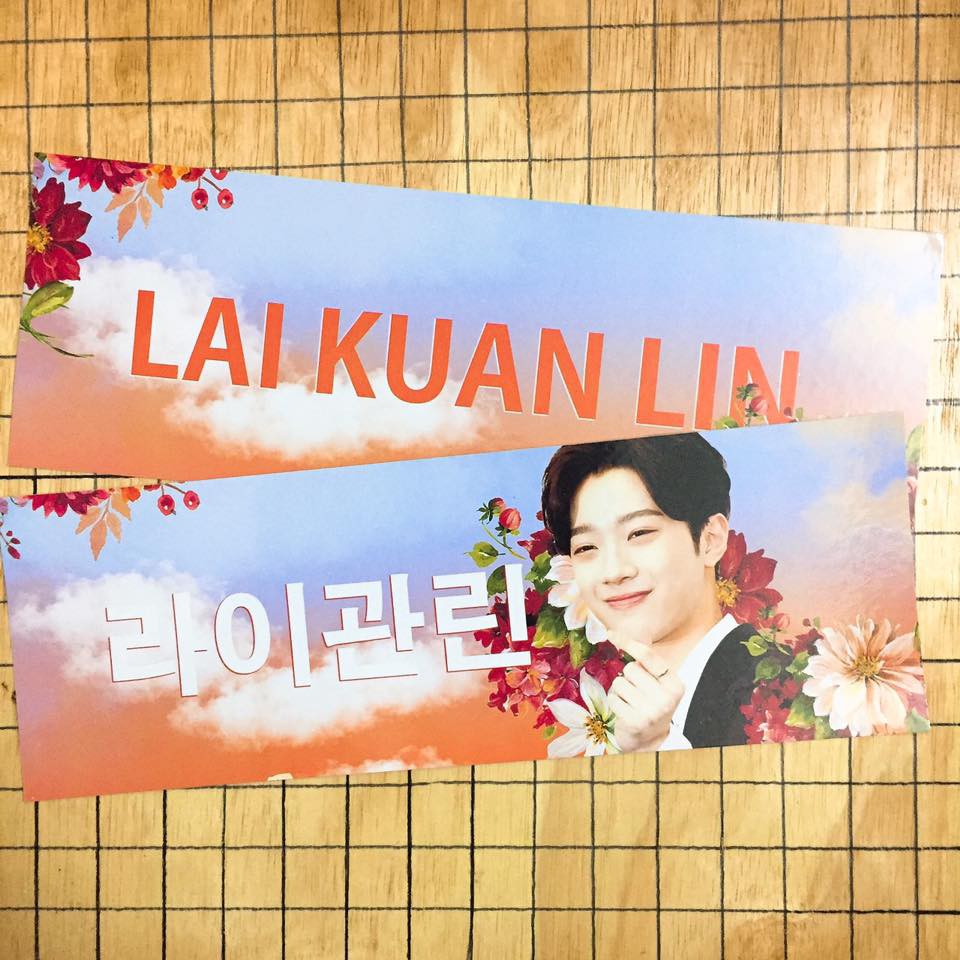 Set 2 slogan (banner) giấy 10x30cm - In theo yêu cầu