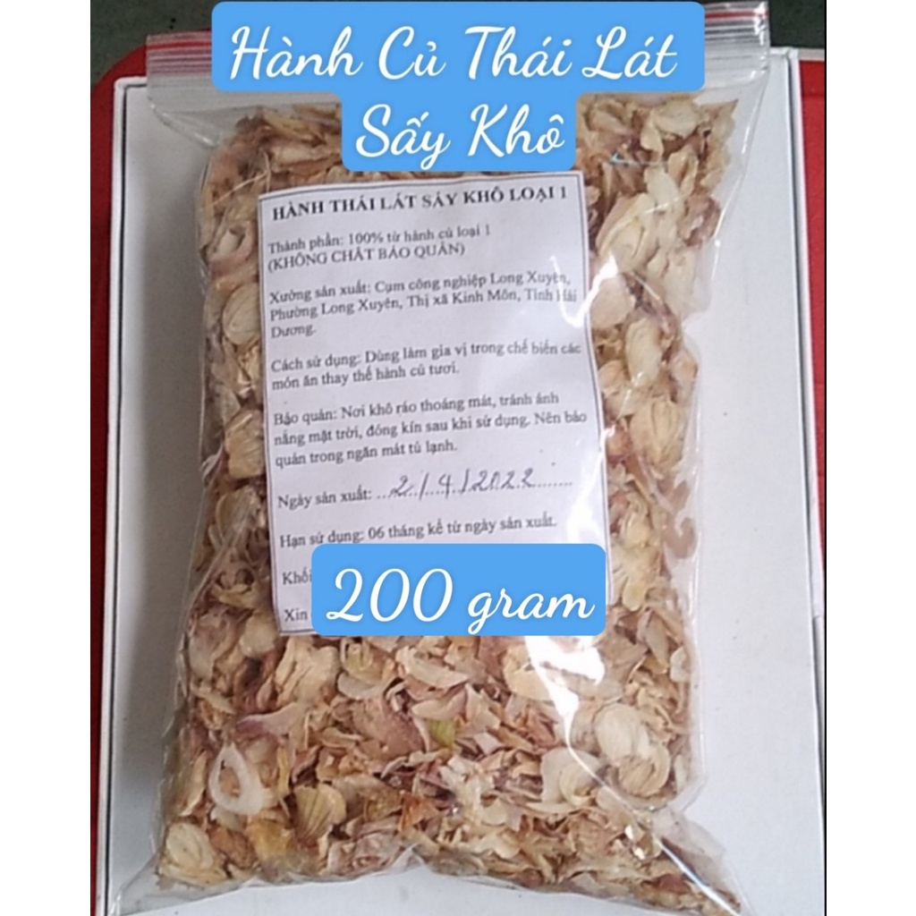 HÀNH CỦ THÁI LÁT SẤY KHÔ - 5KG