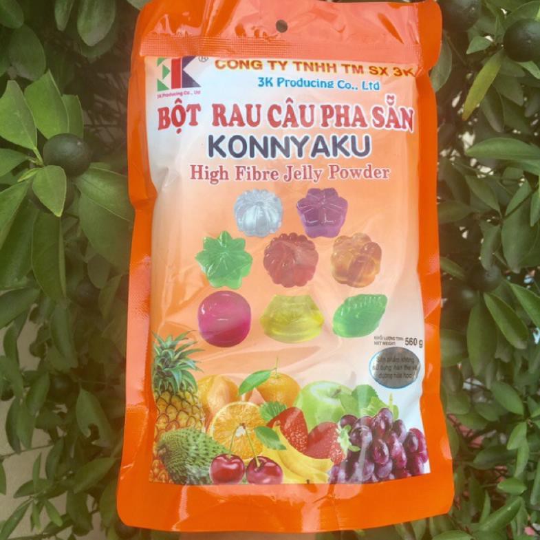 THẠCH RAU CÂU PHA SẴN CAM