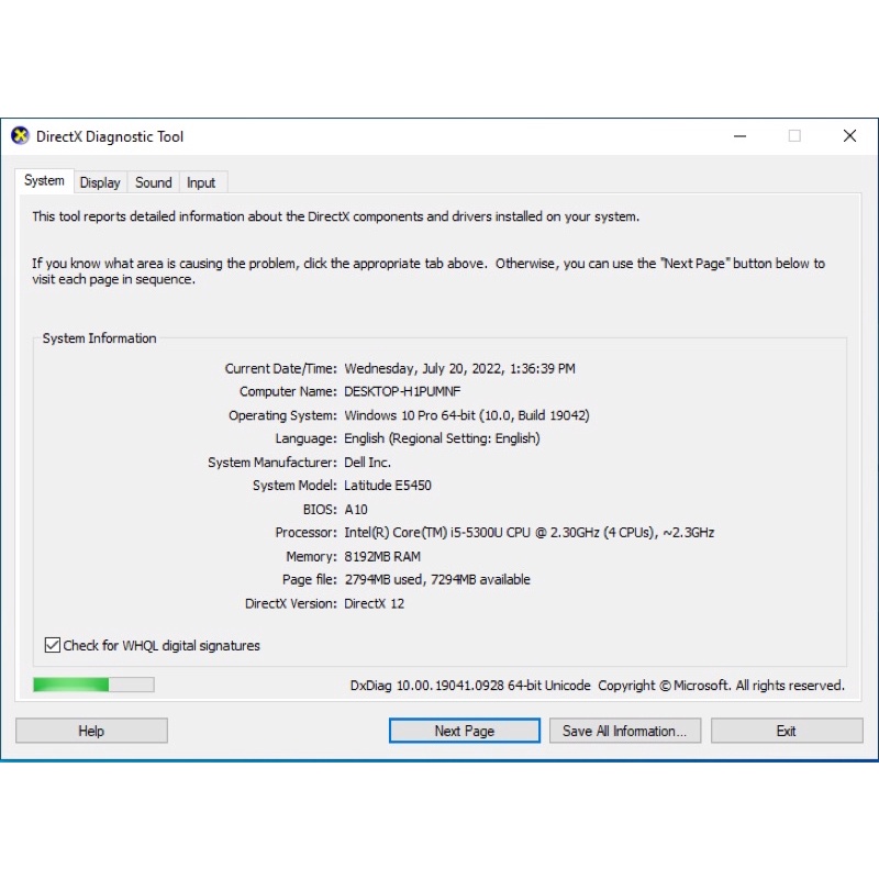 Máy tính Laptop Dell E5450 i5-5300U 8GB/240GB