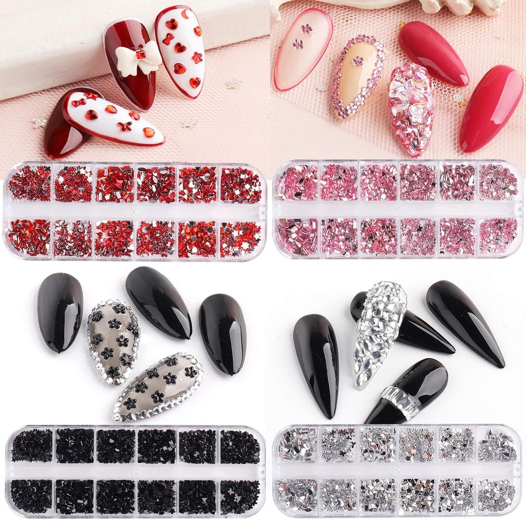 Hecceh AB|Sticker Dán Móng Lấp Lánh Thời Trang