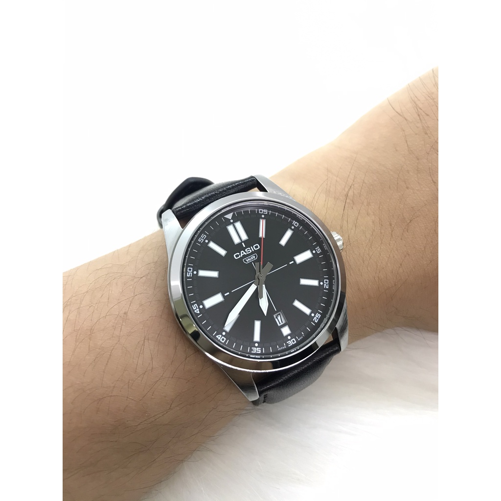 Đồng Hồ Nam Dây Da Casio Standard MTP-VD02L-1EUDF Chính Hãng MTP-VD02L-1E