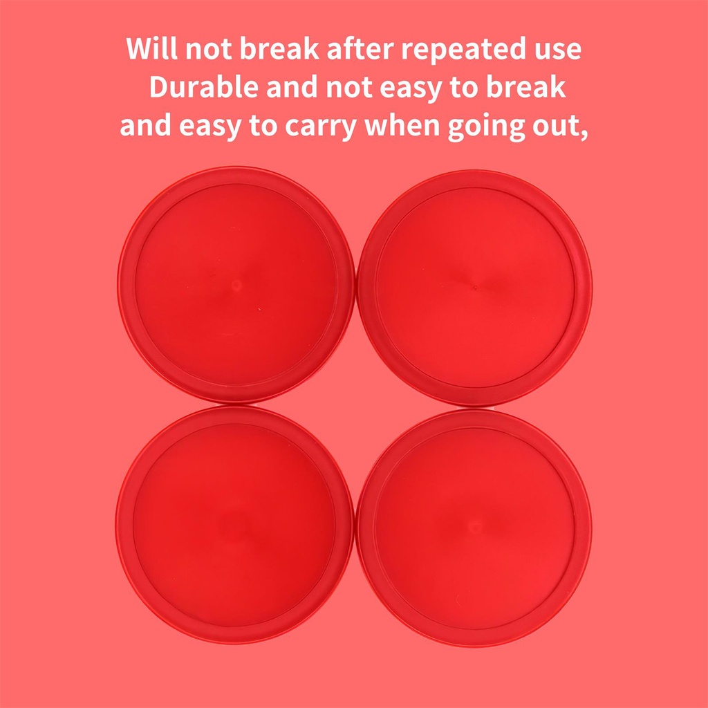 [huite]8pcs Hockey Pusher Disc Smooth Surface Air Hockey Ball Piece Portable Ice Hockey Replacement Part Wear-resistant