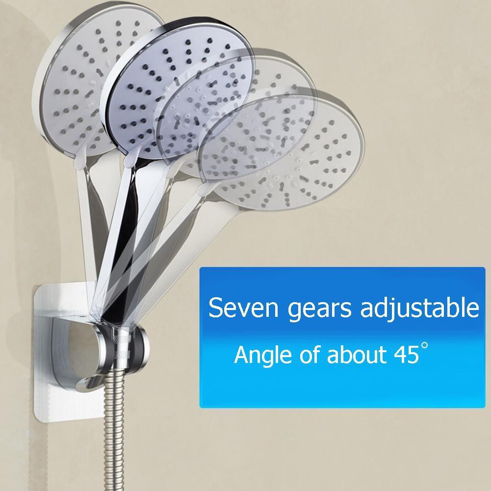 Adjustable Waterproof Adhesive Wall Mounted Shower Head Rack Bracket Holder