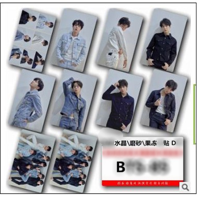 (10 mẫu) Card ảnh BTS wanna one twice in hình thần tượng nhóm nhạc Hàn Quốc quà tặng xinh xắn
