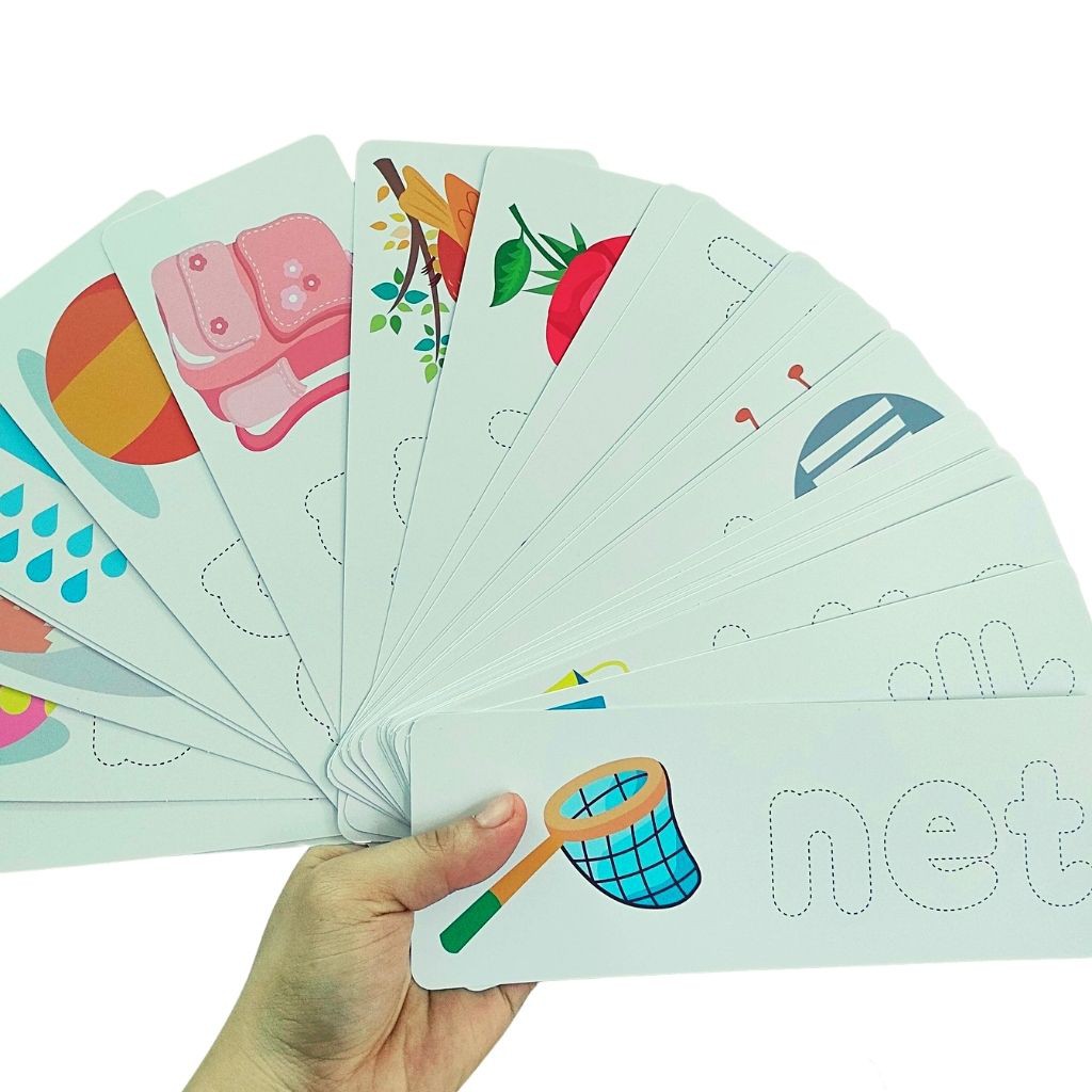 Đồ Chơi Ghép Chữ Spelling Game- Thẻ Học Ghép Chữ Tiếng Anh Tặng 52 Chữ Cái Gỗ - ALOKIDS TB