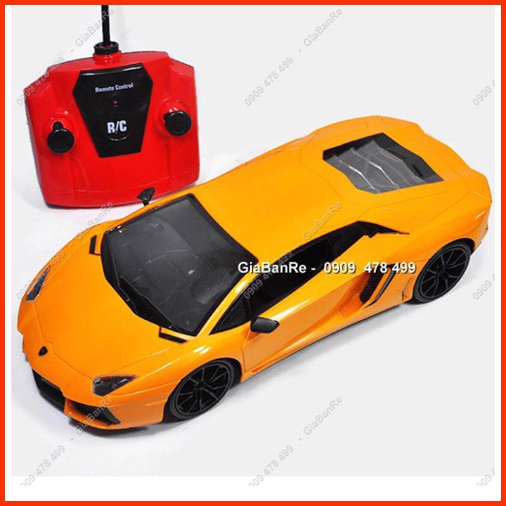 XE ĐIỀU KHIỂN TỪ XA LB AVENTADOR - DÀI 28CM - PIN SẠC - VÀNG CAM - 9504