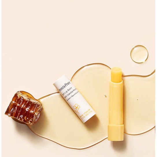 Son dưỡng môi mật ong hoa cải Innisfree Canola Honey Lip Balm Stick