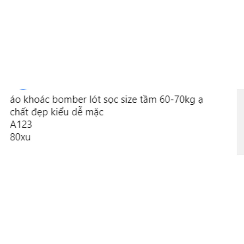 Áo khoác bomber lót sọc. A123