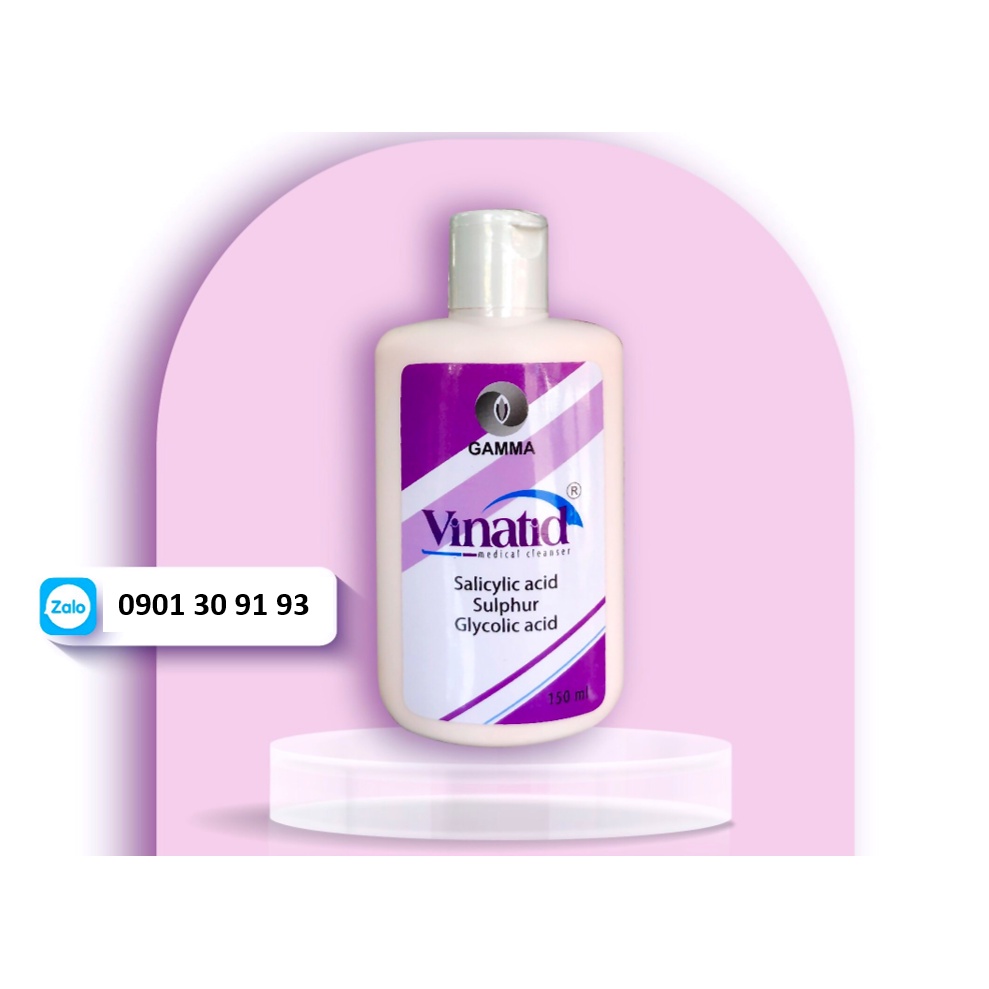 Sữa tắm, sữa rửa mặt Gamma Vinatid 150ml [Vitanid, vinacid]
