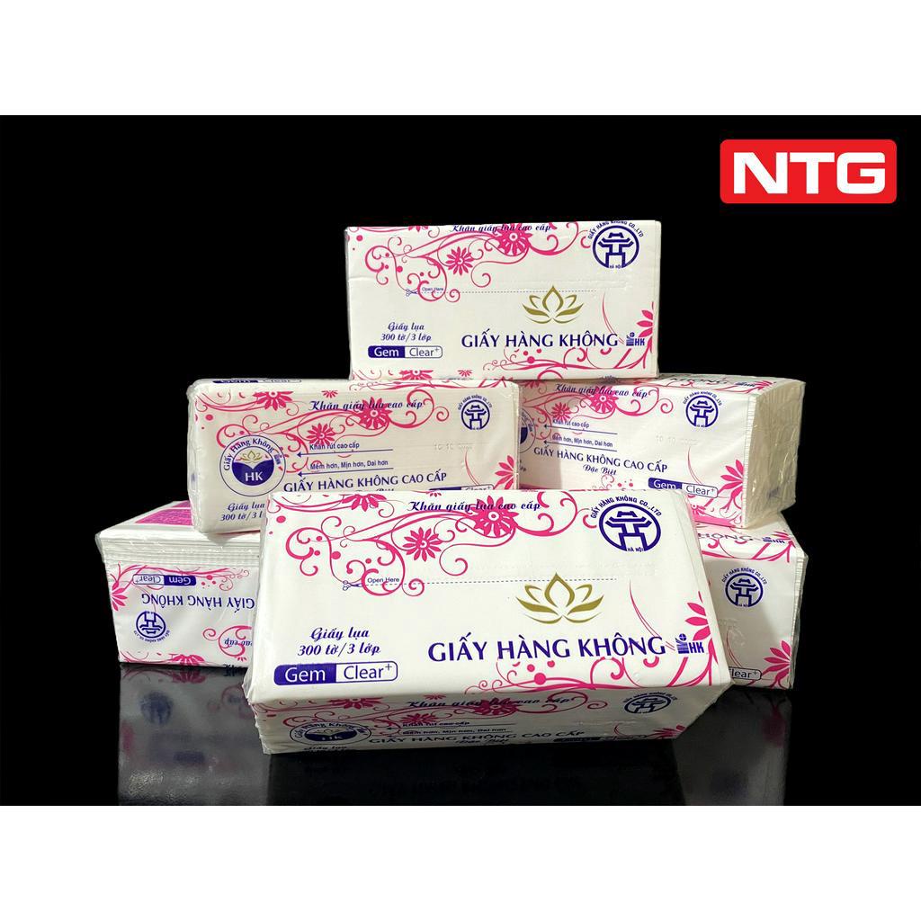 Combo 3 gói Khăn giấy lụa, giấy ăn rút, cao cấp 300 tờ 3 lớp, giấy mịn tự nhiên, HÀNG CHUẨN XỊN