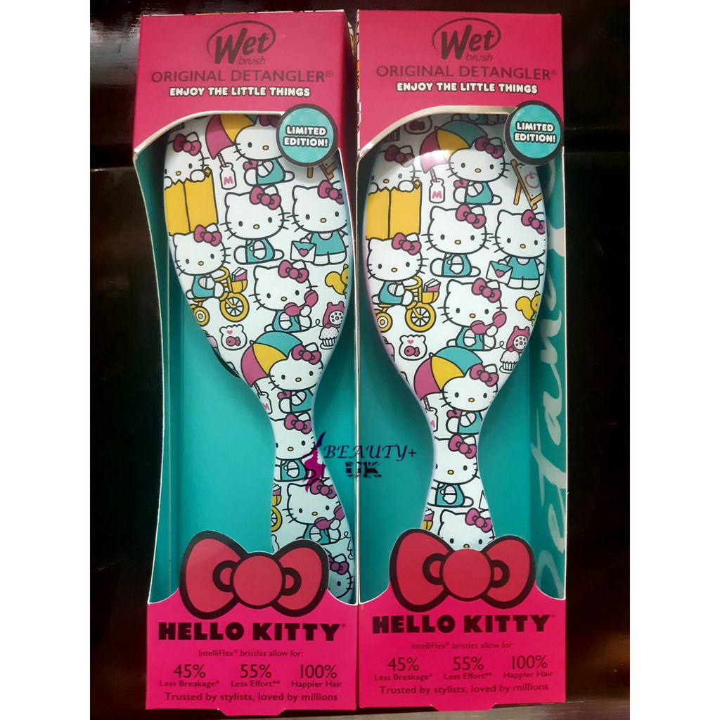 Lược gỡ rối Wet Brush Original Detangler Hello Kitty (có hộp đi kèm)