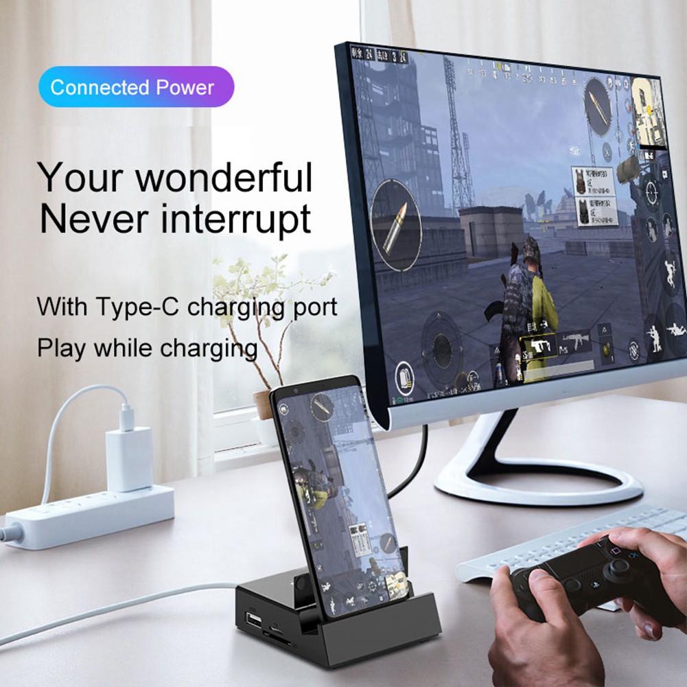 Bộ Chuyển Đổi Usb Type C Sang Hdmi Hub Cho Huawei P30 P20 Pro / Usb / Type-C Cho Samsung S10 S9