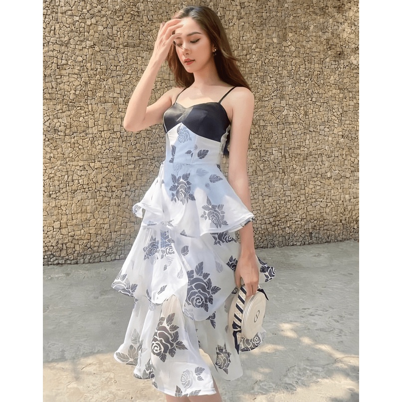 (Free ship) Xả Lỗ Mẫu Mới Đầm Voan Hai Dây Phối TAPTA-- Đủ Size Từ 40-55kg UP HHP Fashion