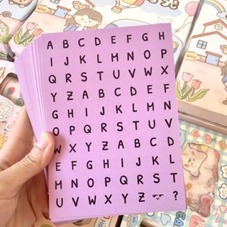 Sticker chữ cái/số dán trang trí