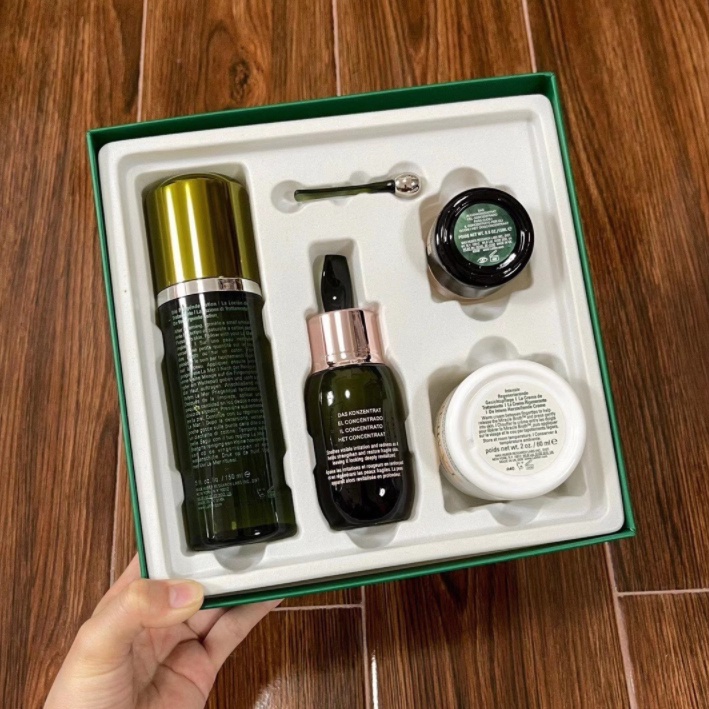 (Hàng Mới Về) Bộ 4 Sản Phẩm Kem Dưỡng Da Mắt 15ml + Kem Dưỡng Da Mặt 60ml + Nước Tinh Chất Dung Tích 150ml + 50ml Hiệu La Mer | BigBuy360 - bigbuy360.vn