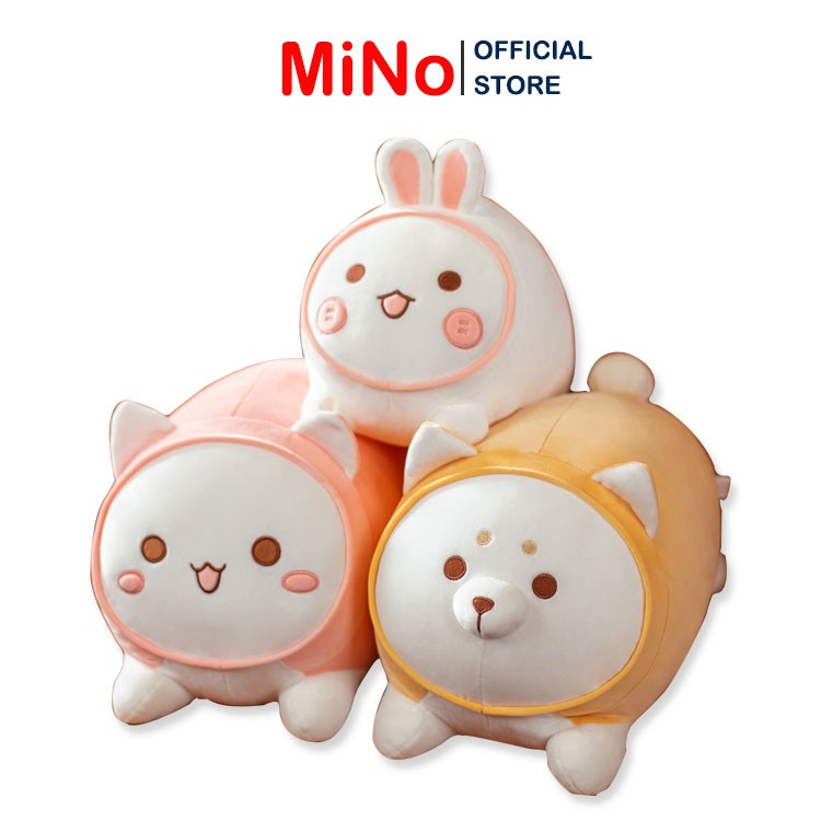 [Mã LT50 giảm 50k đơn 250k] Gấu Bông Shiba Inu Mèo Thỏ Dog Mềm Mại Dễ Thương MINO TH17