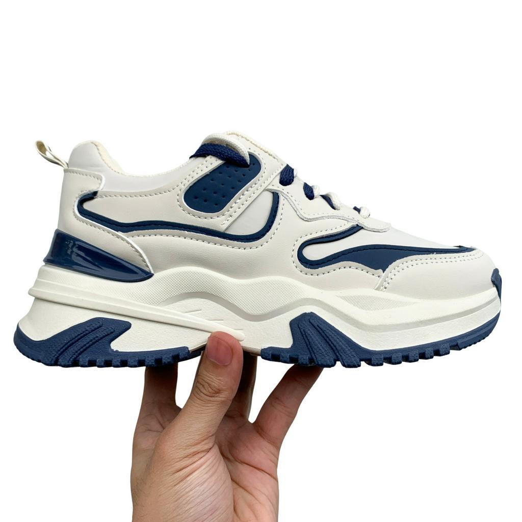 Giày thể thao nữ độn đế thời trang tăng 5cm chiều cao, ôm chân chất liệu cao cấp