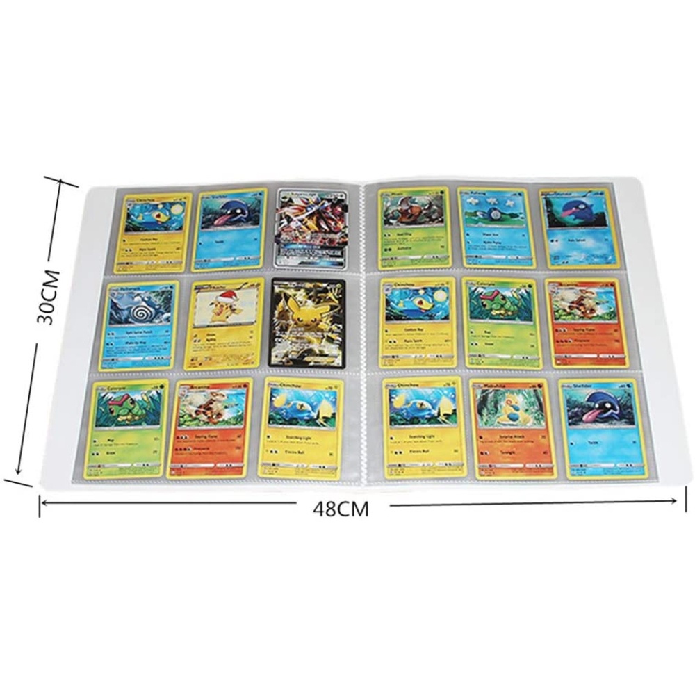 COD 324Pcs Holder Collections Pokemon Cards Album Book Game Characters Cards Map Book Binder Folder Top Loaded List Toy Gift For kid @unicorngirl