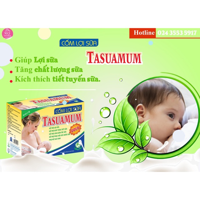 cốm lợi sữa Tasuamum