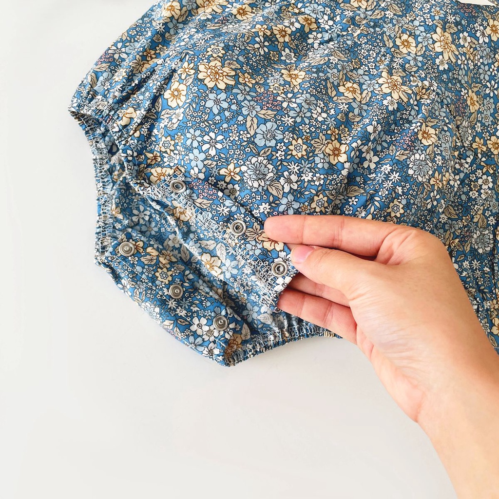 Sanlutoz Bộ Áo Liền Quần In Hoa Dễ Thương Cho Bé Gái