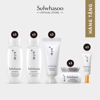 Bộ quà tặng Sulwhasoo dưỡng da trong trẻo căng mướt từ Bạch sâm 15 món