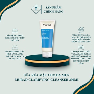 [CHÍNH HÃNG] SỮA RỬA MẶT CHO DA MỤN MURAD CLARIFYING CLEANSER 200ML