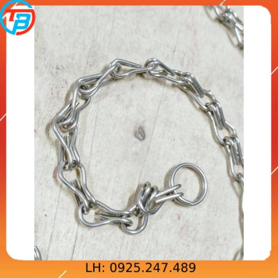 Dây xích cho mèo INOX - Số 3 - Dài 1.4 mét CÁP THÉP Thái Bình VinàN