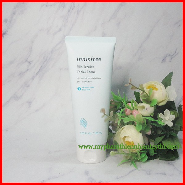 Sửa Rửa Mặt Innisfree Bija Anti-Trouble Facial 150ml