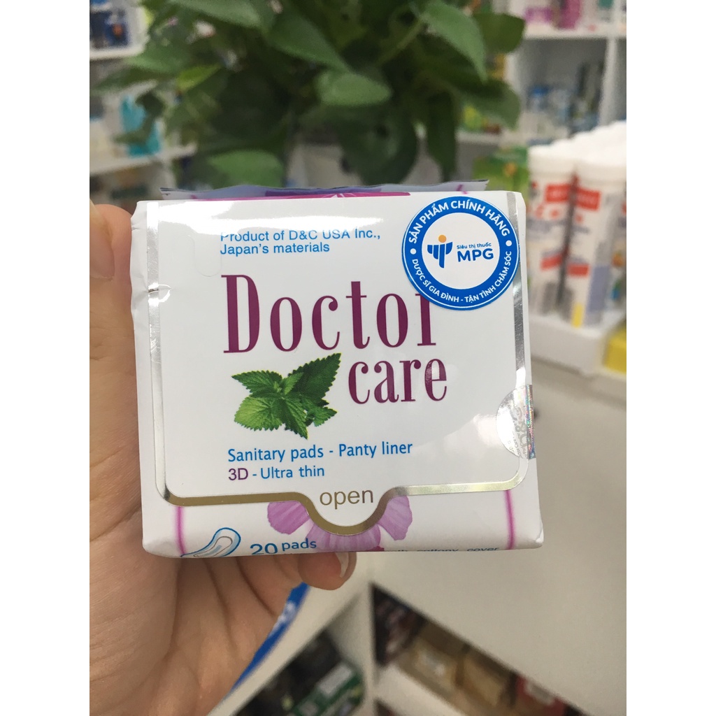 Băng vệ sinh Doctor care - tinh chất thiên nhiên, siêu thấm hút, an toàn cho bạn gái